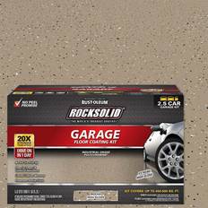 Garage floor paint Rust-Oleum 293517 RockSolid Polycuramine Garage Coating Mocha Kit Brown