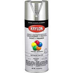 Wood Protection Paint K05590007 COLORmaxx Spray Primer Wood Protection Silver