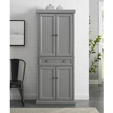 Blue Cabinets Crosley Furniture Seaside Collection CF3103-GY Pantry Storage Cabinet