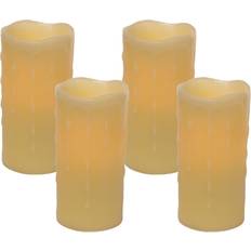 LED Candles Melrose Dripping Wax Pillar LED Candle