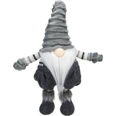 Northlight 18" and White Bouncy Gnome Tabletop Christmas Decoration Figurine