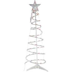 Northlight 4ft Lighted Spiral with Star Topper Christmas Tree