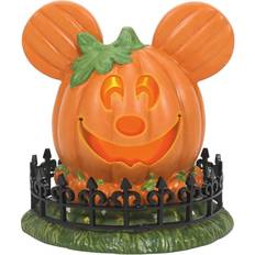 Mickey mouse halloween Department 56 Disney Village Halloween Accessories Pumpkintown Mickey Mouse Town Figurine