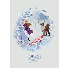 Papier Plakate & Poster Komar Disney Wandbild Frozen Spirit Kinderzimmer, Babyzimmer, Dekoration, Kunstdruck 50x70cm
