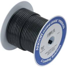Electrical Cables Ancor 112005 Black 6 AWG Tinned Copper Wire 50