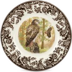 Spode Woodland Salad Red-Tailed Dessert Plate