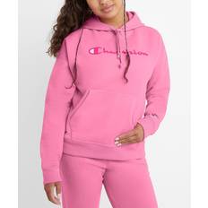 Pink champion hoodie Champion Women's Powerblend Relaxed Hoodie Pink