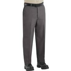 Red Kap Men's Wrinkle-Free Work Pants, Black, x 32L