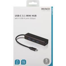 Deltaco USB-hubber Deltaco USBC-HUB12