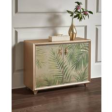 Green Chest of Drawers Let's Be Fronds 2-Door Chest of Drawer