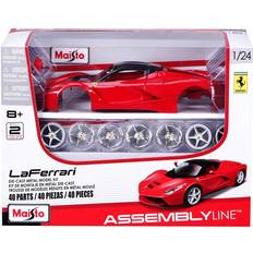 1:24 (G) Model Kit Maisto 1:24 Scale Assembly Line LaFerrari Die-Cast Vehicle Red