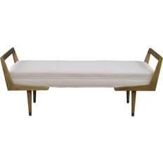 Settee Benches Uttermost Waylon Ivory Settee Bench