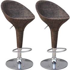 Chairs on sale Homcom Adjustable Pub Bar Stool 2