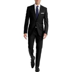Calvin Klein Elastane/Lycra/Spandex Pants & Shorts Calvin Klein Men's Slim Fit Suit Separates, Solid Navy, Long