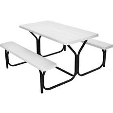 Garden Table Costway Picnic Table Bench Set