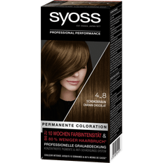 Wasserbasiert Faden & Garn Syoss Permanente Coloration Professionelle Grauabdeckung Schokobraun Haarfarbe