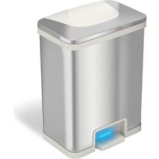 Cleaning Equipment & Cleaning Agents itouchless 13 Gallon Automatic Step Sensor Trash Can