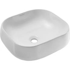 Glazed Ceramics Bathroom Sinks Swiss Madison SM-VS273 Chateau 17" Square