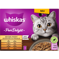 Whiskas Katzen - Nassfutter Haustiere Whiskas Pure Delight Multipack Geflügel Ragout Gelee