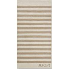 Joop! Handtücher Classic Stripes Streifen Badezimmerhandtuch Beige (100x50cm)