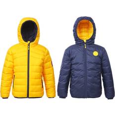Down Jackets Rokka&Rolla Boys Reversible Light Puffer Jacket Coat Sizes 4-18