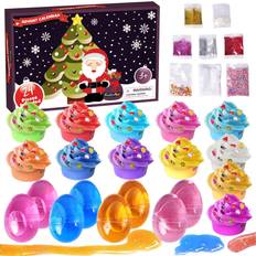 Fun Little Toys Advent Calendar Plastic in Blue/Green/Red, Size 1.97 H x 13.78 W x 9.45 D in Wayfair Blue/Green/Red