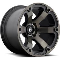 17" - Black Car Rims Fuel Off-Road Beast D564, 17x9 Wheel with 5 on 5 Bolt Pattern with Dark Tint D56417907350