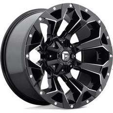 Fuel 17" - Black Car Rims Fuel Off-Road D576 Assault Wheel, 20x9 with 5 on 5.5/150 Bolt Pattern Gloss Milled