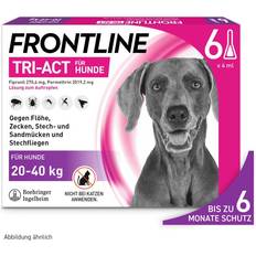 Frontline Hunde Haustiere Frontline TRI-ACT gegen Zecken, Flöhe fliegende Insekten