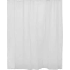 Extra long shower curtain liner Evideco Solid Eva White Bath Shower