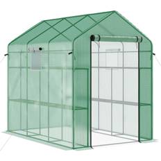 Mini Greenhouses OutSunny 7' 2-Tier Shelf Greenhouse