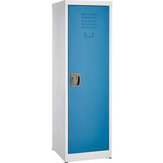 Blue Outbuildings AdirOffice 629-01 48" Single Tier Steel Locker Blue Storage Lockers Blue (Building Area )