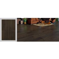 East West Furniture Interlocking Wooden Floor Tiles Engineered Hardwood Flooring for Indoor Color Option Shadow grey SP-7HH05