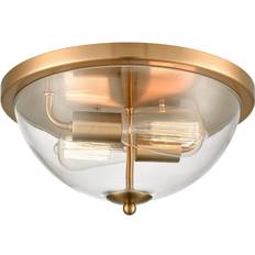 Thomas Mount Satin Gold for the Astoria Collection Ceiling Flush Light