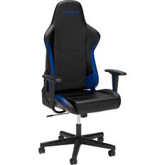 Cheap Gaming Chairs RESPAWN 110v3 Faux Leather Gaming Chair, Black/Blue