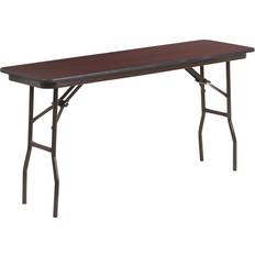 Metals Dining Tables Flash Furniture Floyd 5-Foot High Mahogany Laminate Dining Table