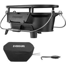 Everdure Charcoal Grills Everdure 20 Cast Iron Portable Charcoal Grill Cover