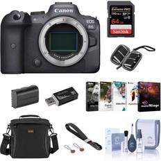 Canon Mirrorless Cameras Canon EOS R6 Mirrorless Digital Camera Body with Bag, 64 Card, PC Software & Acc