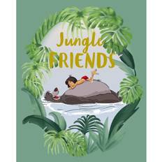 Braun Plakate & Poster Komar Disney Wandbild Jungle Book Friends Kinderzimmer, Babyzimmer, Kunstdruck