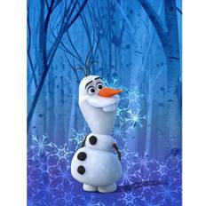 Komar Disney Wandbild Frozen Olaf Crystal Kinderzimmer, Babyzimmer, Kunstdruck