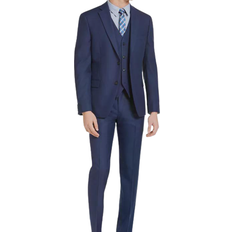 Dresser Alfani Separates Slim Fit Stretch Solid Suit - Navy Blue