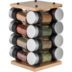 Cole & Mason Blyth Classic Wooden Spice Rack Filled
