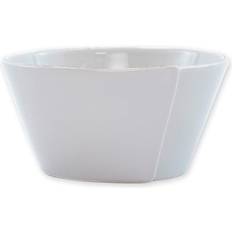 Vietri Lastra White Collection Stacking Cereal Soup Bowl