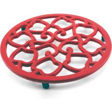 Berghoff Cook N' Co 9" Cast Iron Apple RED Trivet