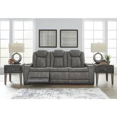 Faux leather reclining sofa Ashley Next-Gen DuraPella Collection 2200415 Power Sofa