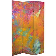 Room Dividers on sale Oriental Furniture Double Sided Color Wheel Room Divider