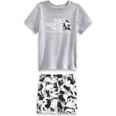 The North Face Toddler's Cotton Summer Set - Tnf White Turtle Shell Print