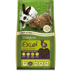 Burgess Husdyr Burgess Excel Adult Rabbit Nuggets with Mint 10kg