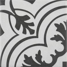 Merola Tile Twenties Vintage Mini 4" x 4" Ceramic Floor and Wall Tile White