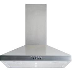 Winflo Convertible Mount Range Hood with Mesh Push Button Control30", Gray, Stainless Steel, Silver
